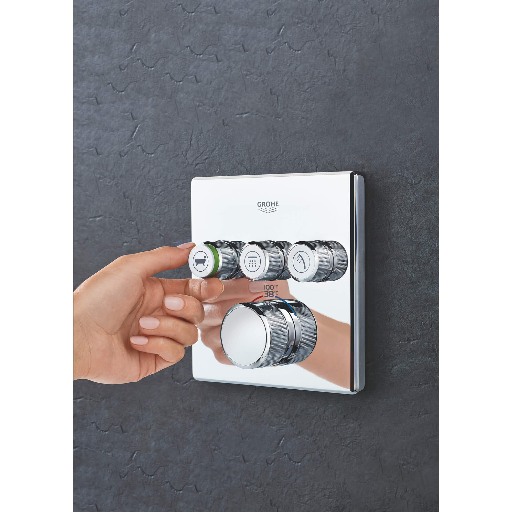 Triple Function Thermostatic Valve Trim